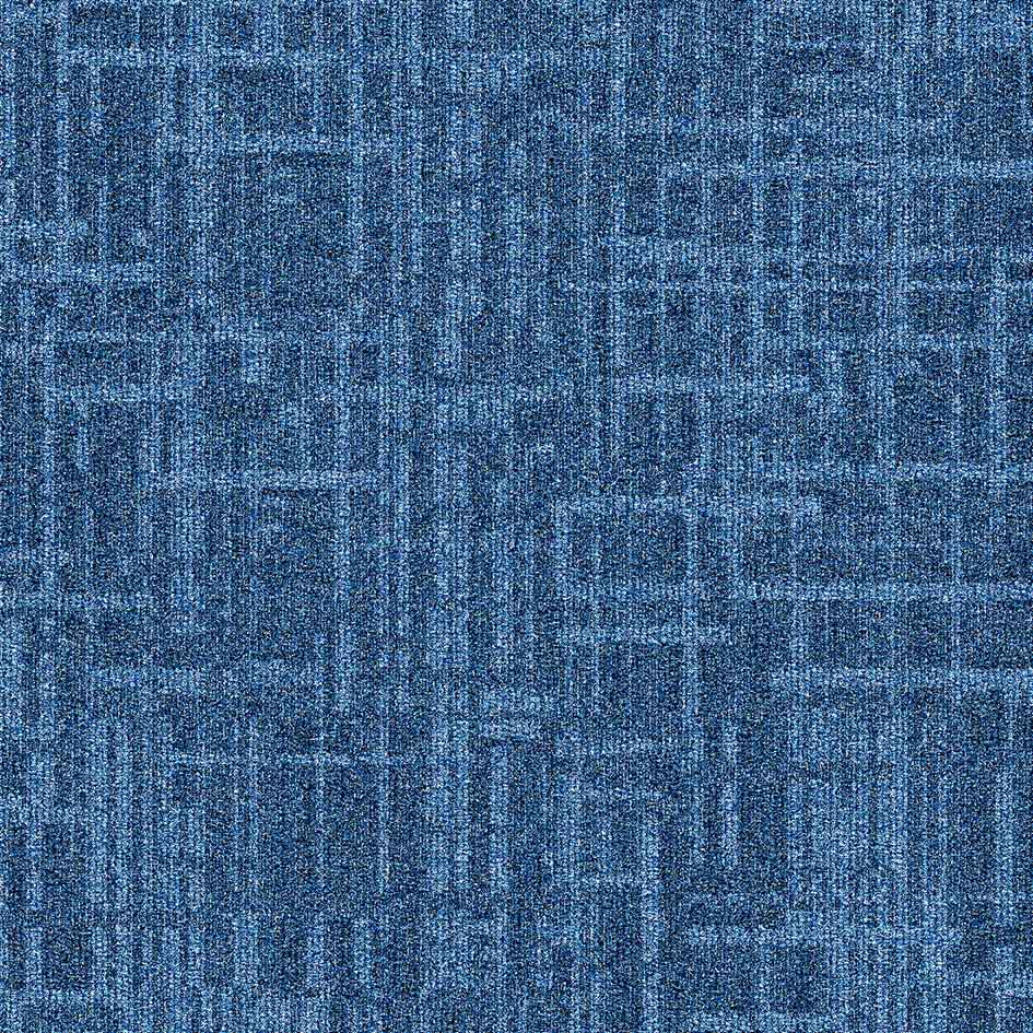 Burmatex Balance Grid 35410 Block Blue Carpet Tile