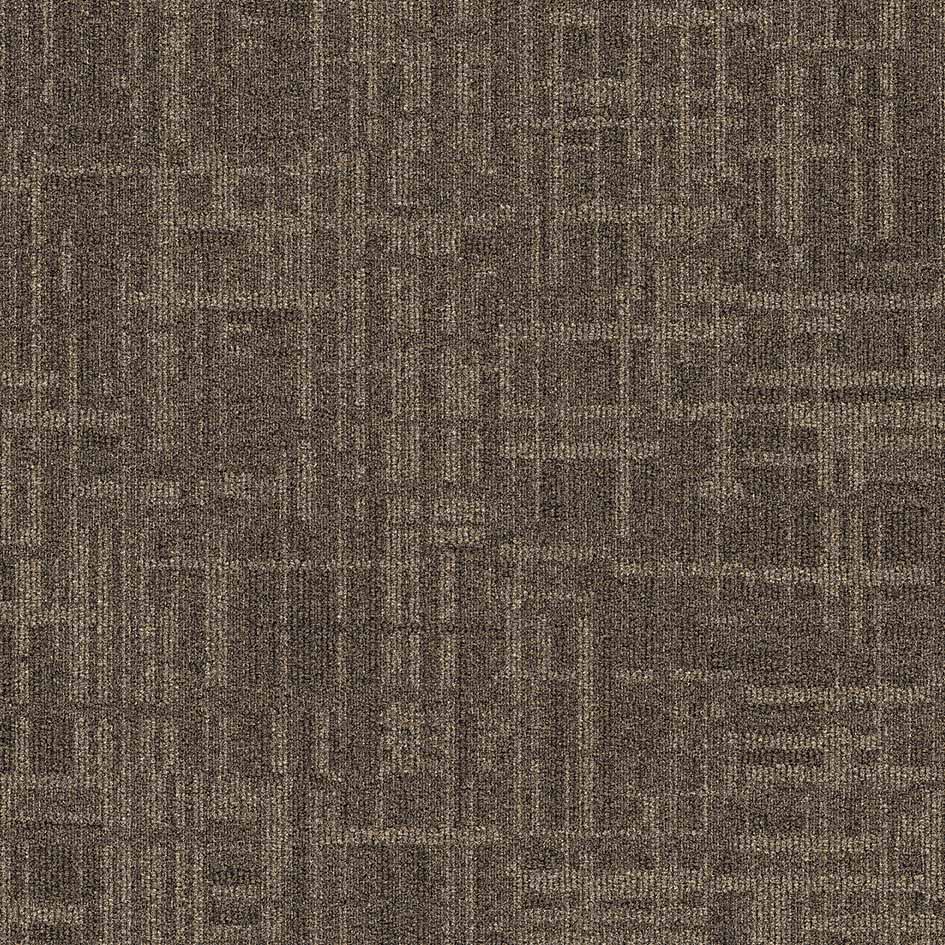 Burmatex Balance Grid 35404 Brown Leaf Carpet Tile