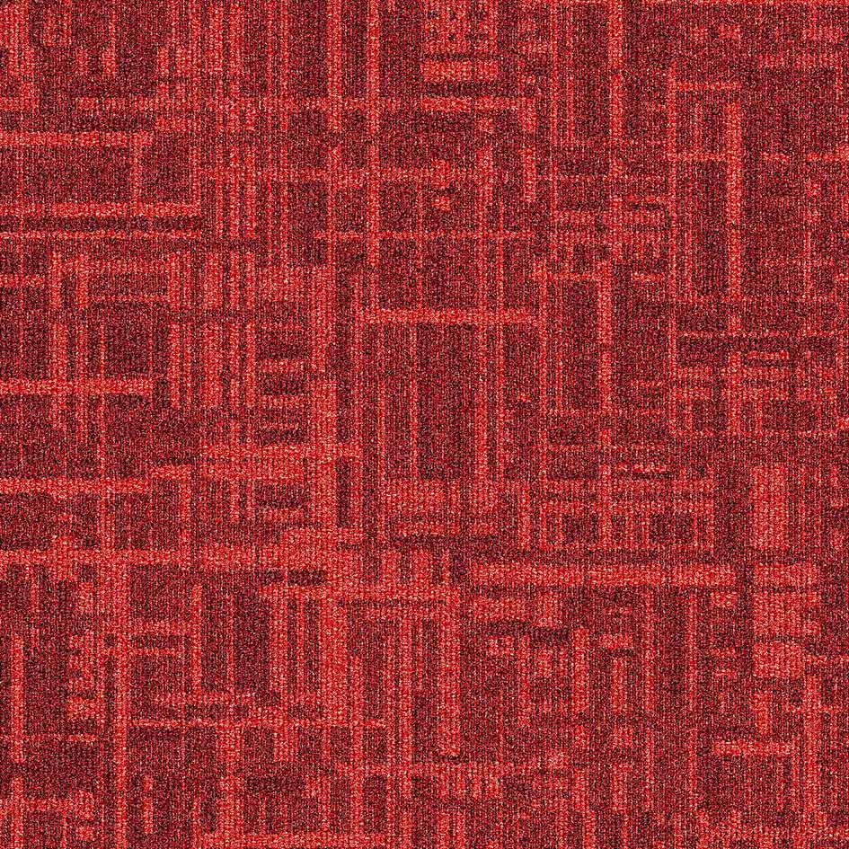 Burmatex Balance Grid 35416 District Red Carpet Tile