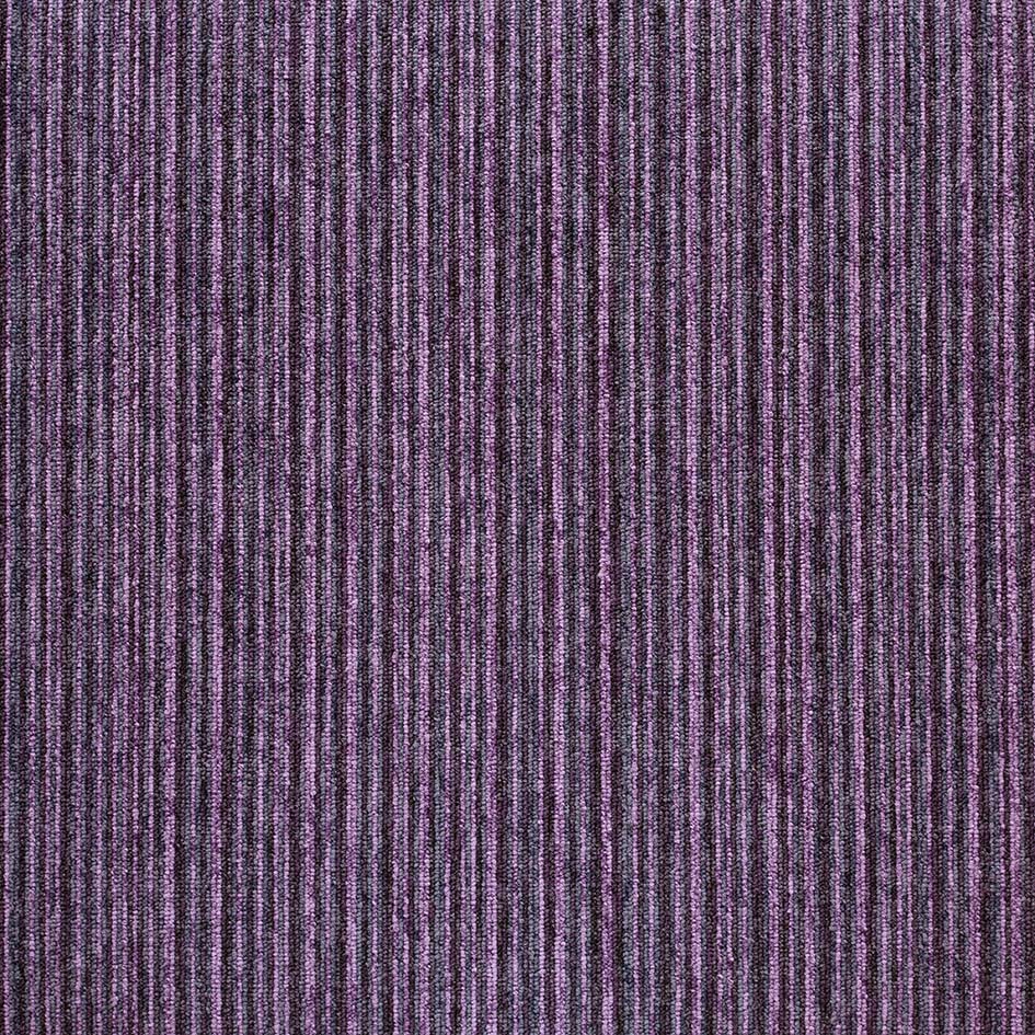 Burmatex Tivoli Multiline 20714 Hawaiian Purple Carpet Tile