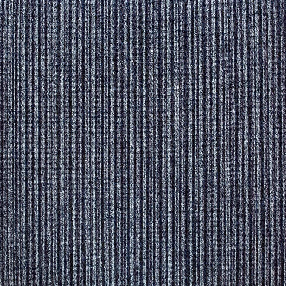 Burmatex Tivoli Multiline 20717 Great Barrier Blue Carpet Tile