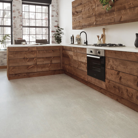 Karndean Knight Tile Dove Grey Concrete ST21 - Premier Carpets & Flooring Ltd