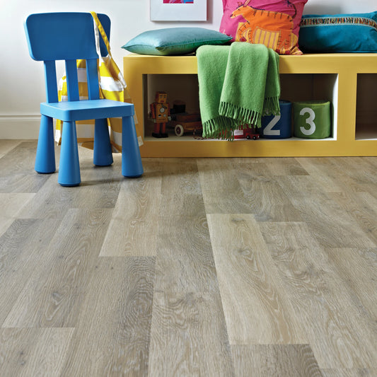 Karndean Knight Tile Lime Washed Oak KP99 - Premier Carpets & Flooring Ltd
