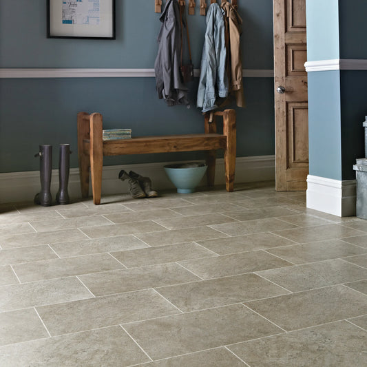 Karndean Knight Tile Portland Stone ST13 - Premier Carpets & Flooring Ltd