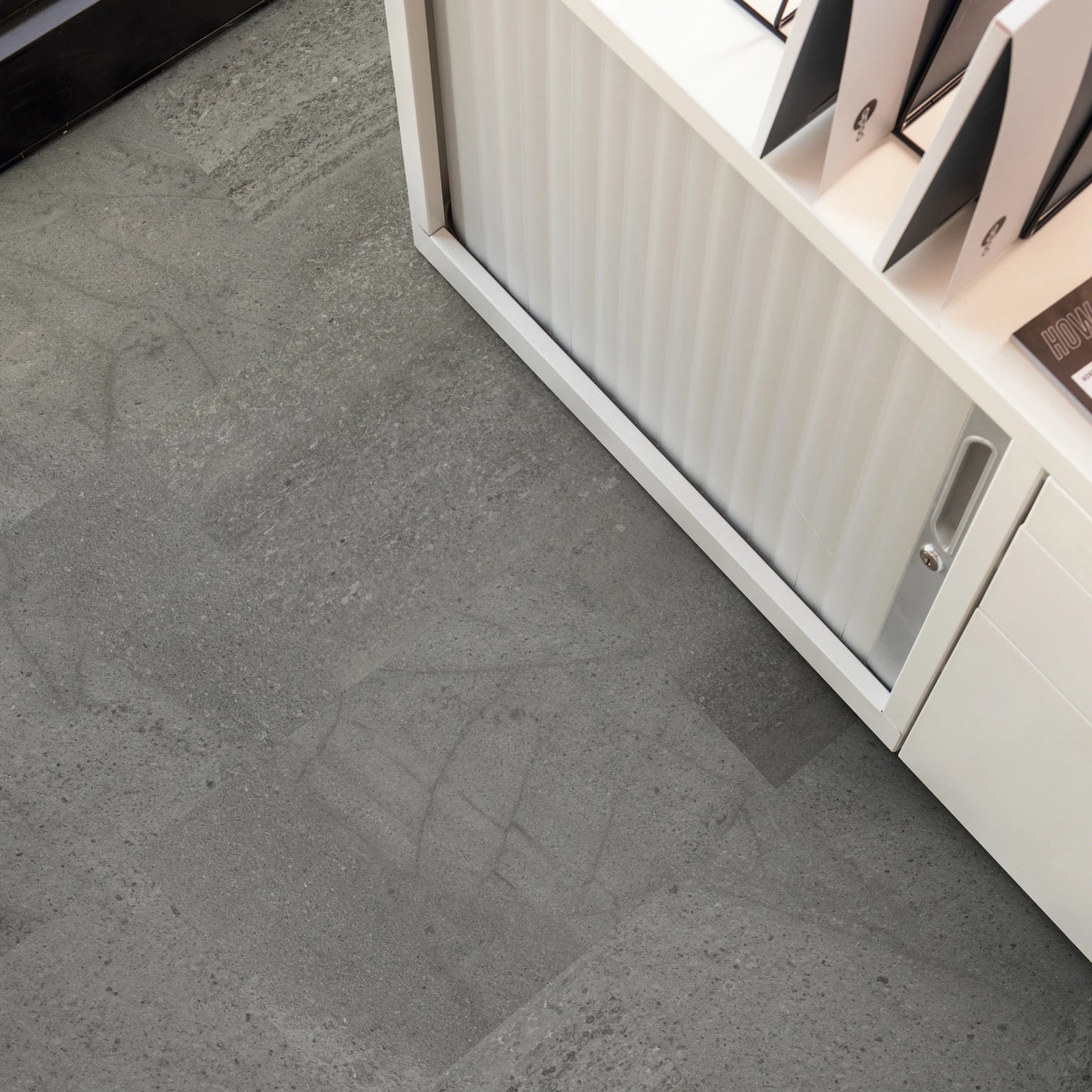 Karndean Knight Tile Rigid Core Honed Charcoal Slate SCB-ST19-18 - Premier Carpets & Flooring Ltd