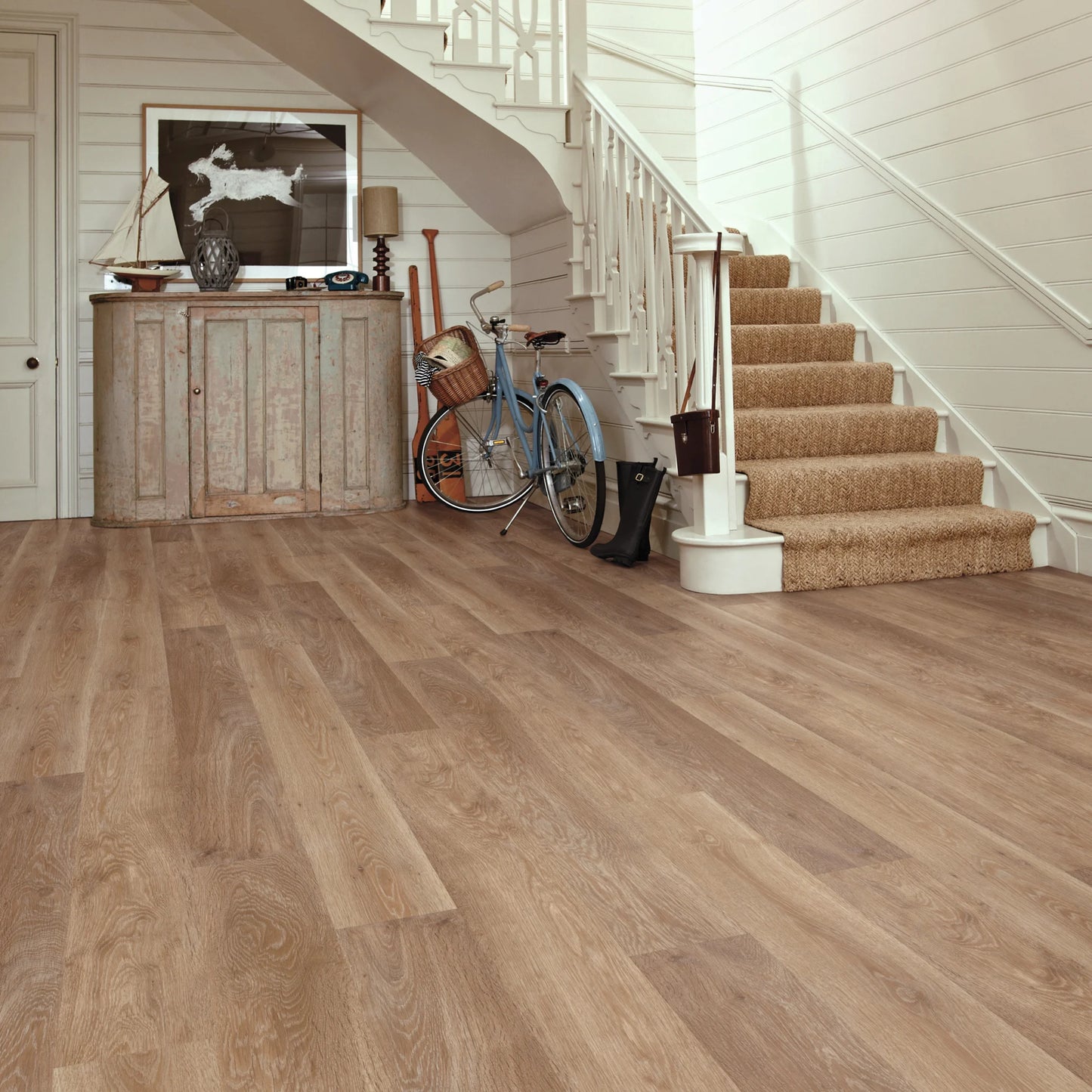 Karndean Knight Tile Rigid Core Pale Limed Oak SCB-KP94-6 - Premier Carpets & Flooring Ltd