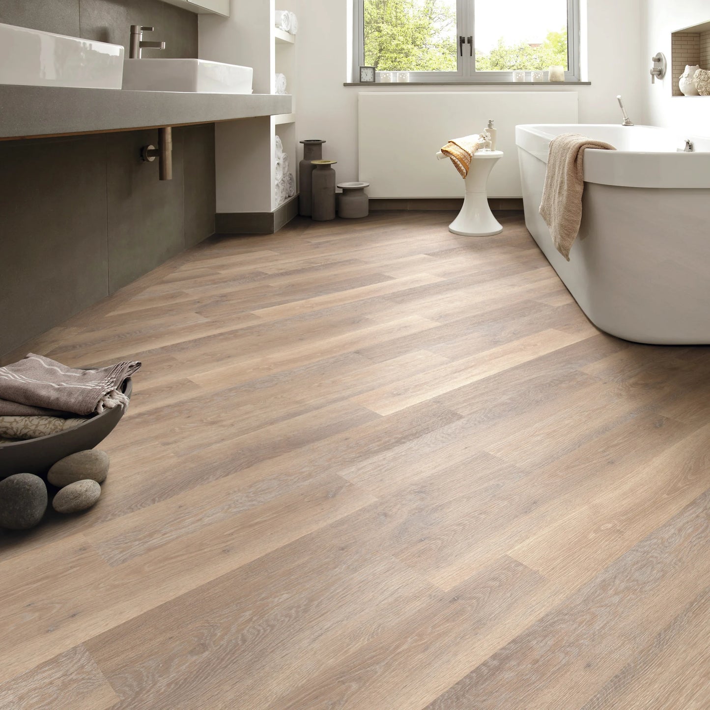 Karndean Knight Tile Rigid Core Rose Washed Oak SCB-KP95-6 - Premier Carpets & Flooring Ltd