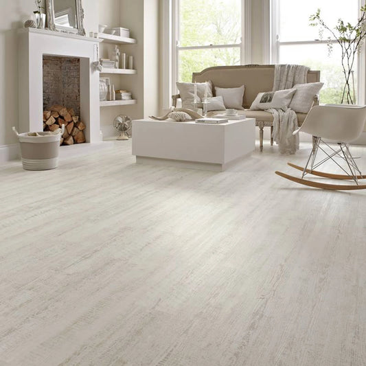Karndean Knight Tile White Painted Oak KP105 - Premier Carpets & Flooring Ltd