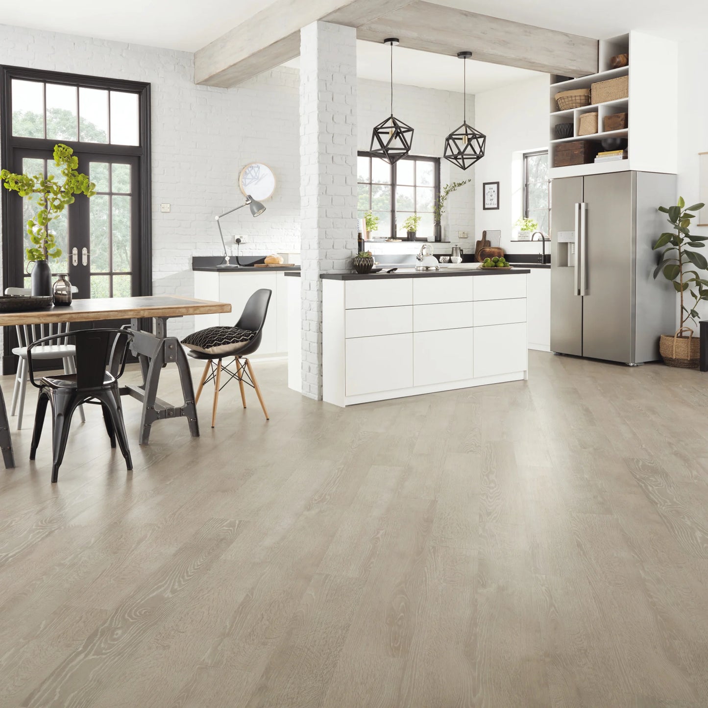 Karndean Van Gogh Greige Oak VGW110T - Premier Carpets & Flooring Ltd