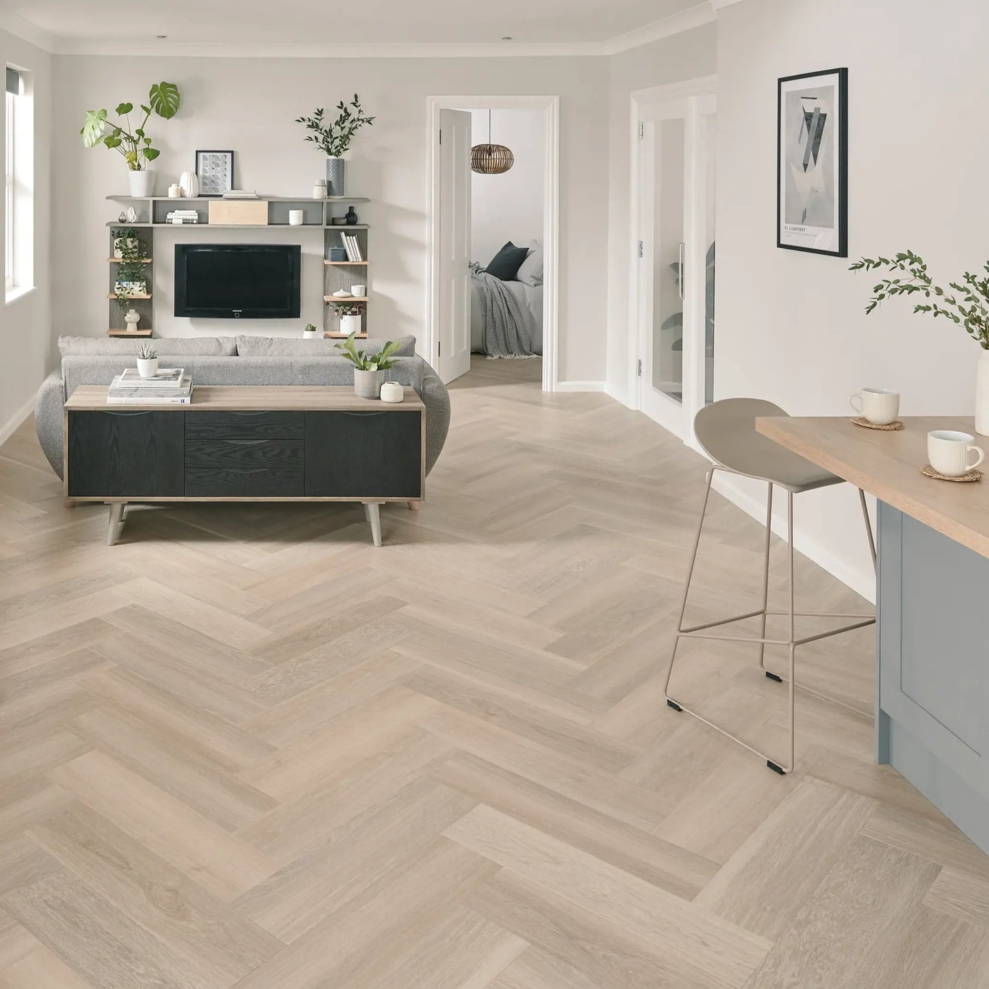 Karndean Van Gogh Neutral Brushed Oak SM-VGW126T - Premier Carpets & Flooring Ltd