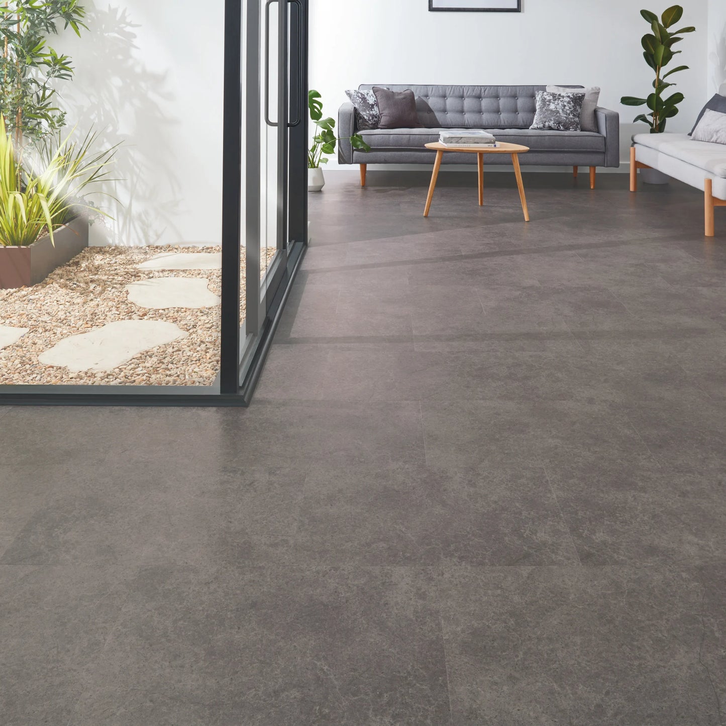 Karndean Van Gogh Rigid Core Volcanic Black RKT2406 - Premier Carpets & Flooring Ltd