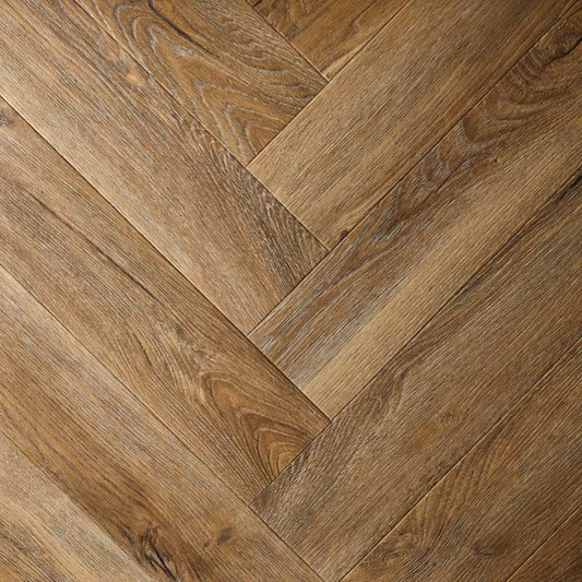 Textures LVT Distressed Oak TH06 Herringbone Flooring - Premier Carpets & Flooring Ltd