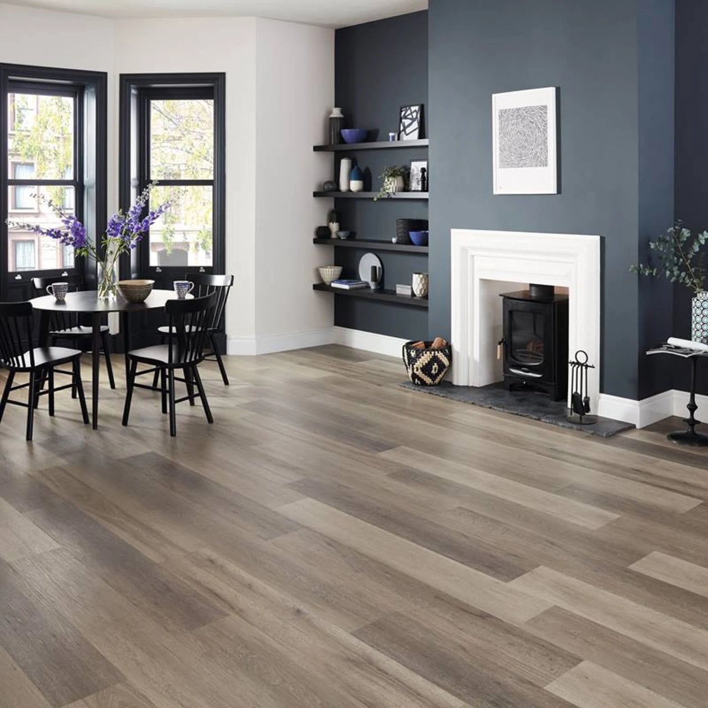 Karndean Van Gogh Rigid Core Washed Grey Ash RKP8104 - Premier Carpets & Flooring Ltd