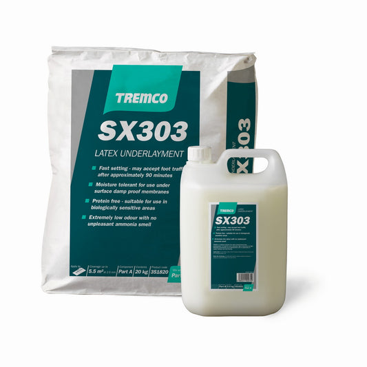 Tremco SX303 Moisture Tolerant Latex Screed