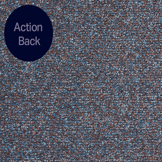 JHS Universal Heathers Blue Highlight (Action Back) Carpet Roll