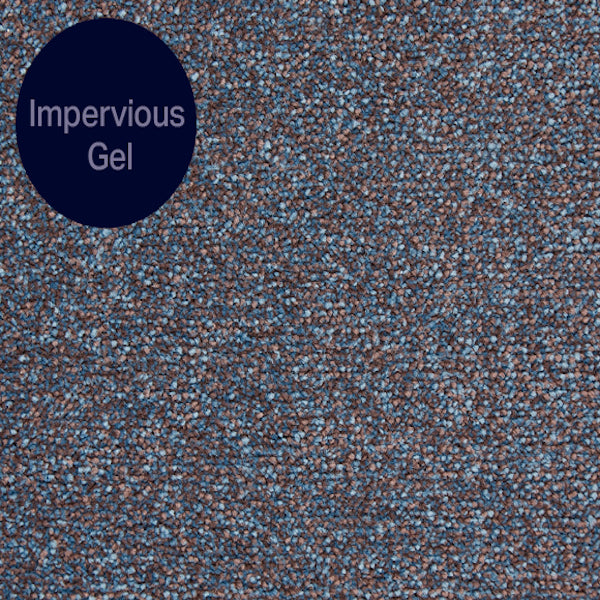 JHS Universal Heathers Blue Highlight (Gel Back) Carpet Roll