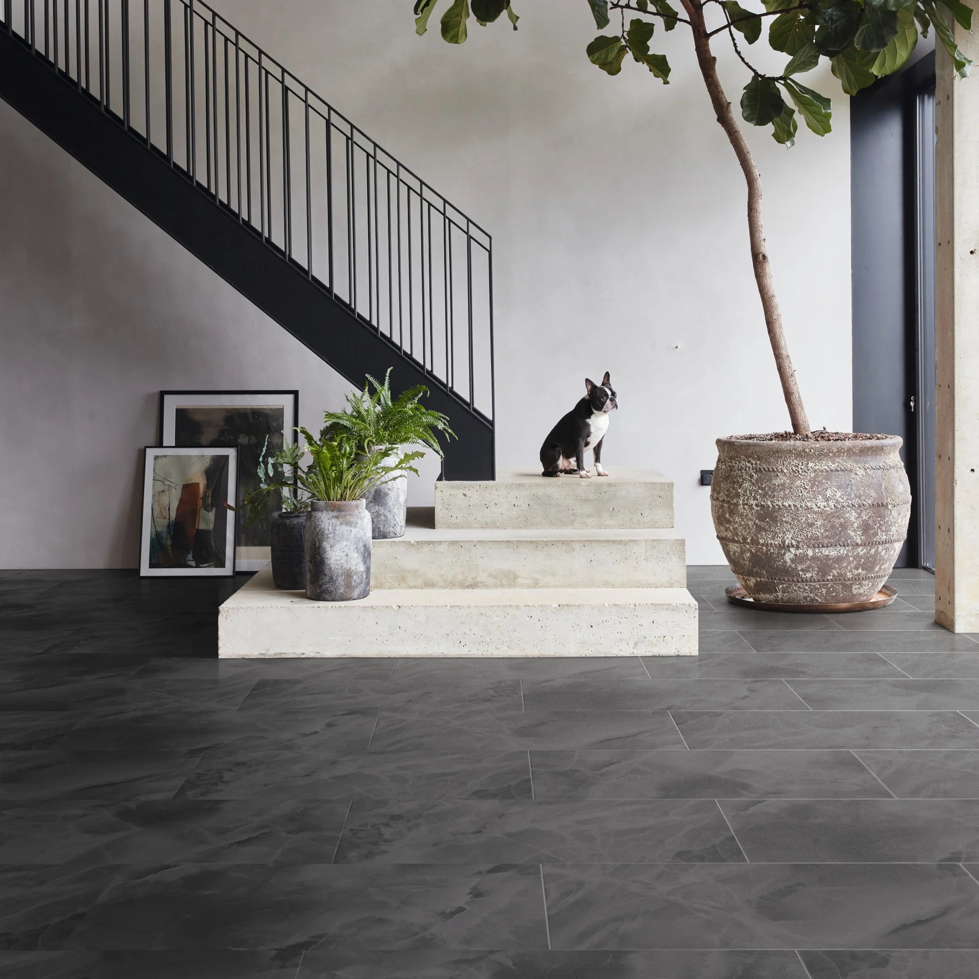 Karndean Art Select Black Onyx LM34 - Premier Carpets & Flooring Ltd