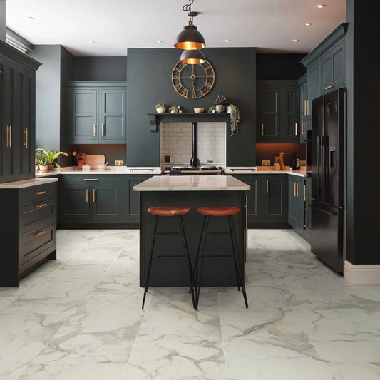 Karndean Art Select Calacatta D'Oro LM33 - Premier Carpets & Flooring Ltd