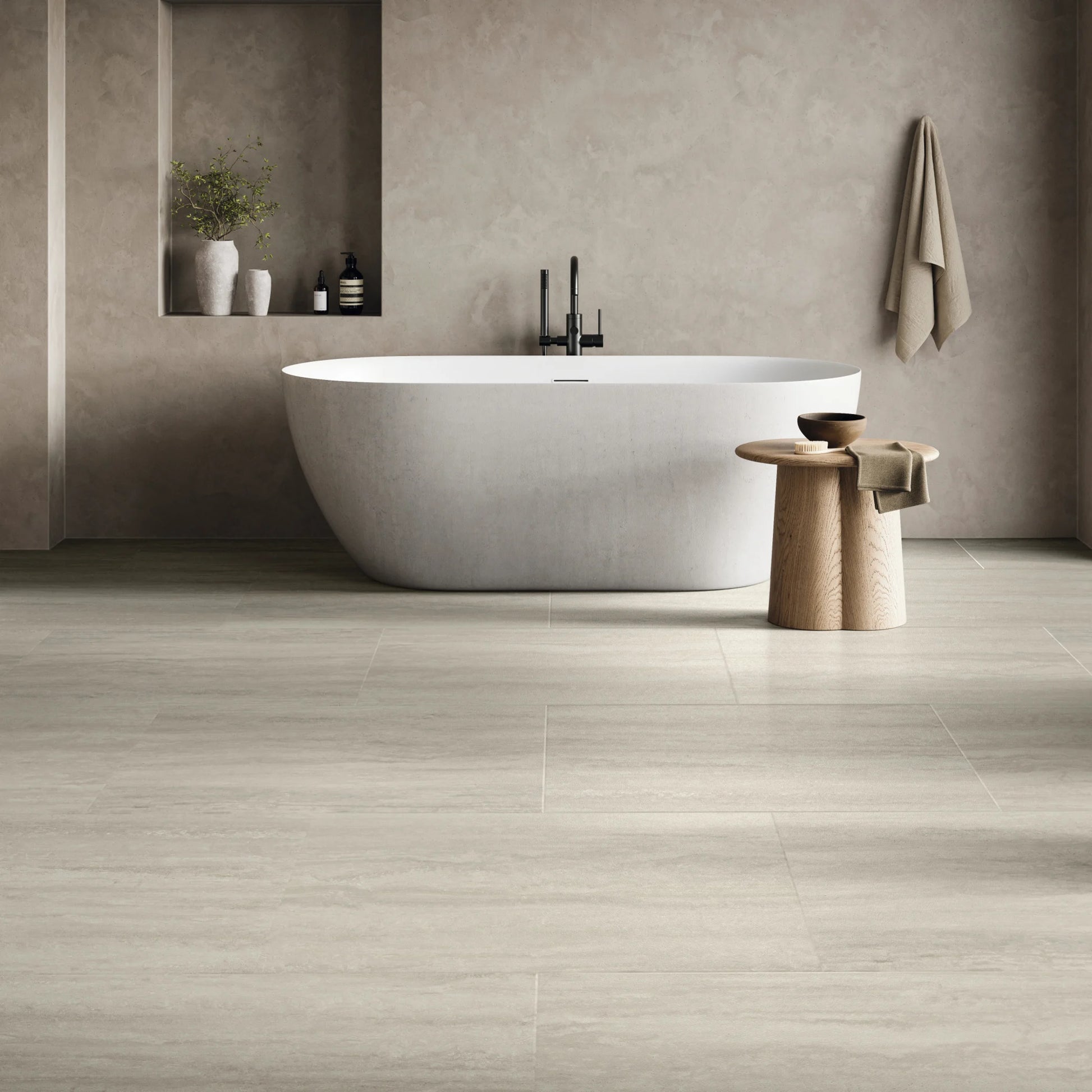 Karndean Art Select Silk Travertino LM37 - Premier Carpets & Flooring Ltd