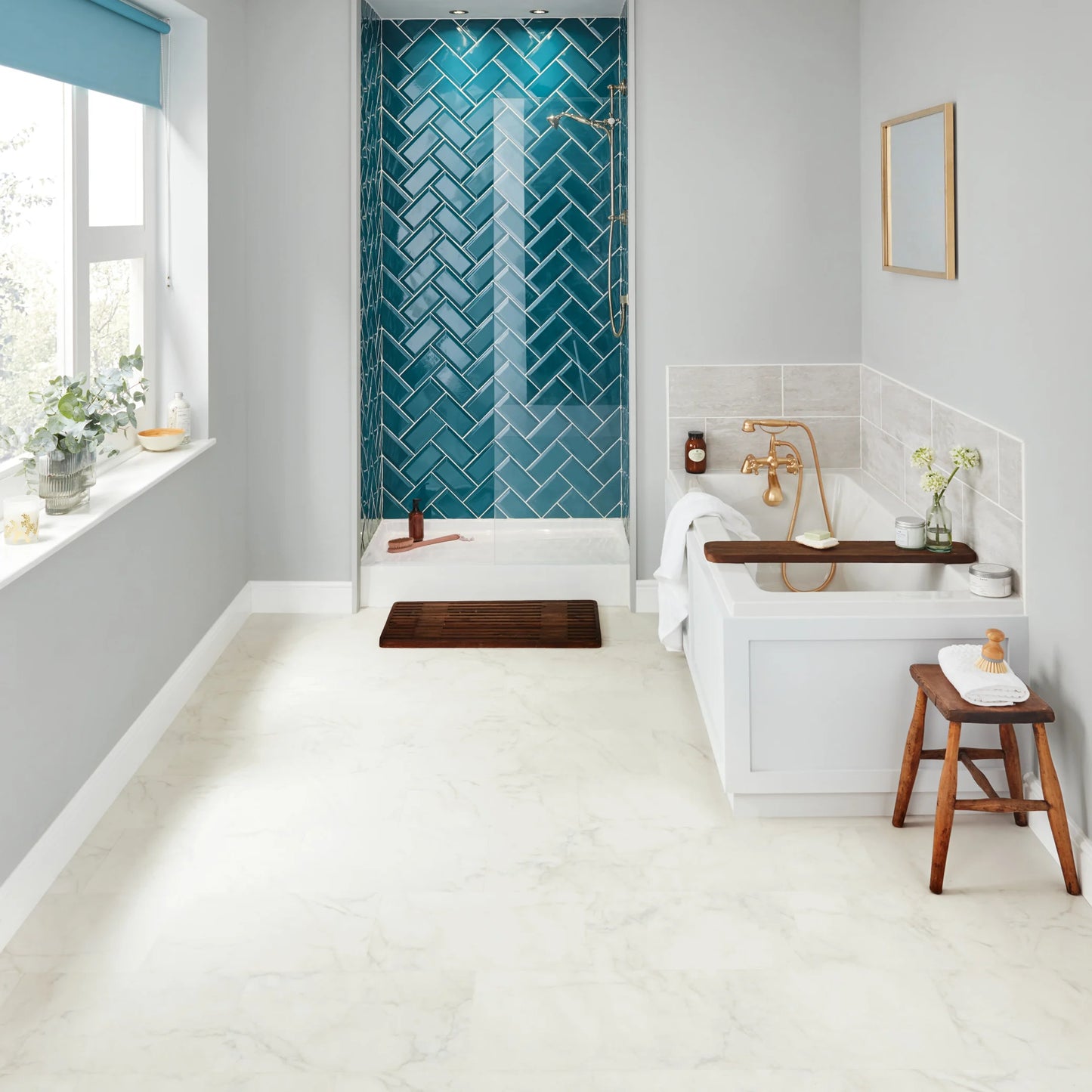 Karndean Knight Tile Frosted Marble ST26 - Premier Carpets & Flooring Ltd