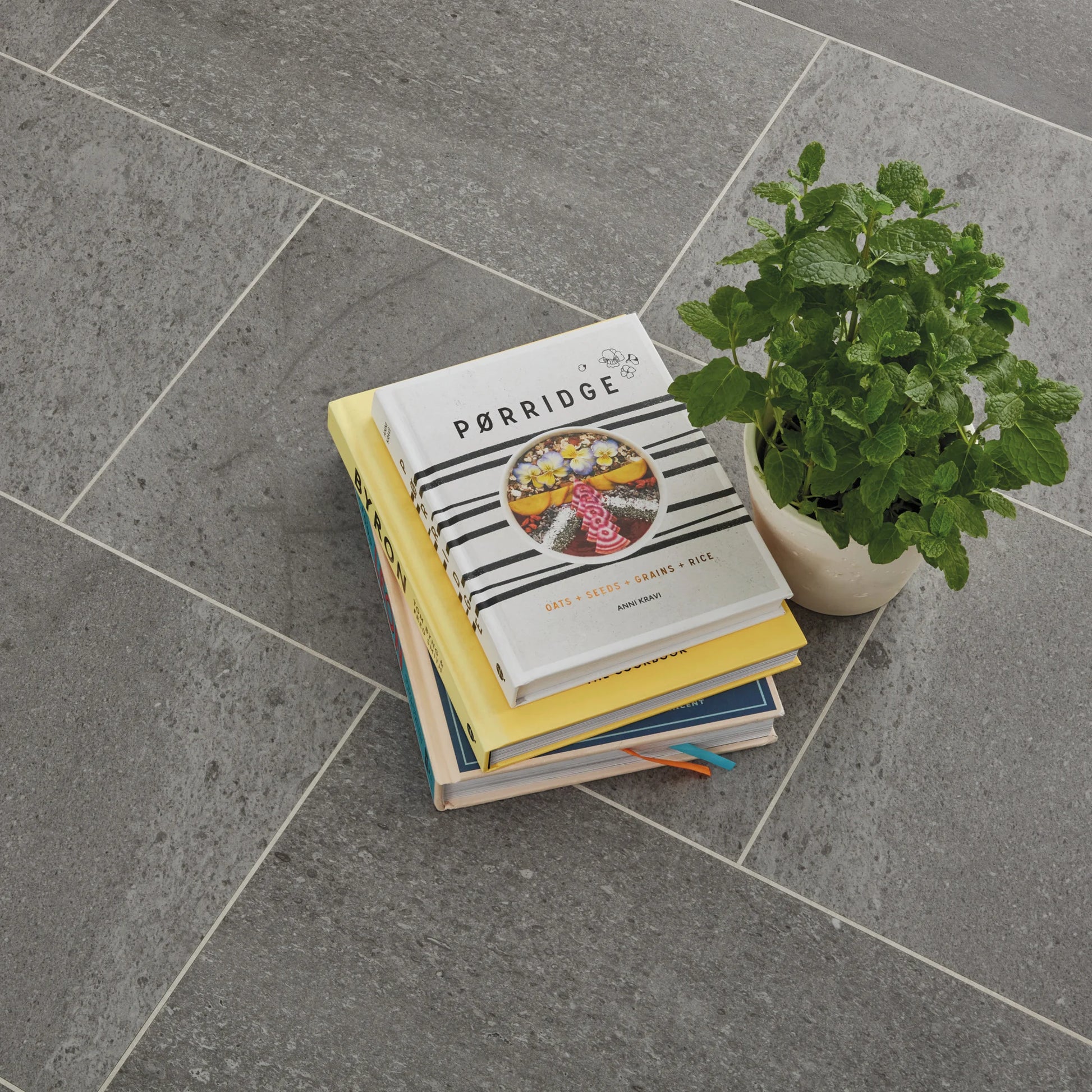 Karndean Knight Tile Honed Charcoal Slate ST19 - Premier Carpets & Flooring Ltd