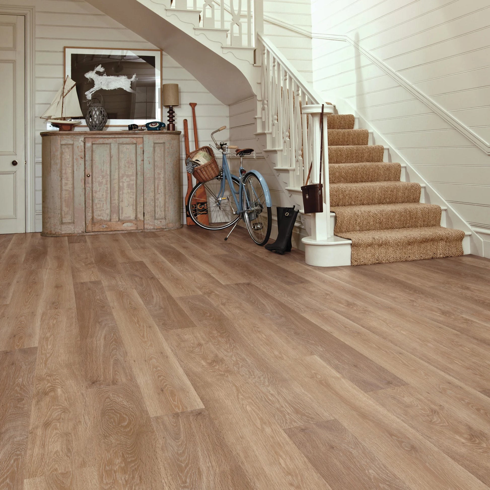 Karndean Knight Tile Rigid Core Pale Limed Oak SCB-KP94-6 - Premier Carpets & Flooring Ltd