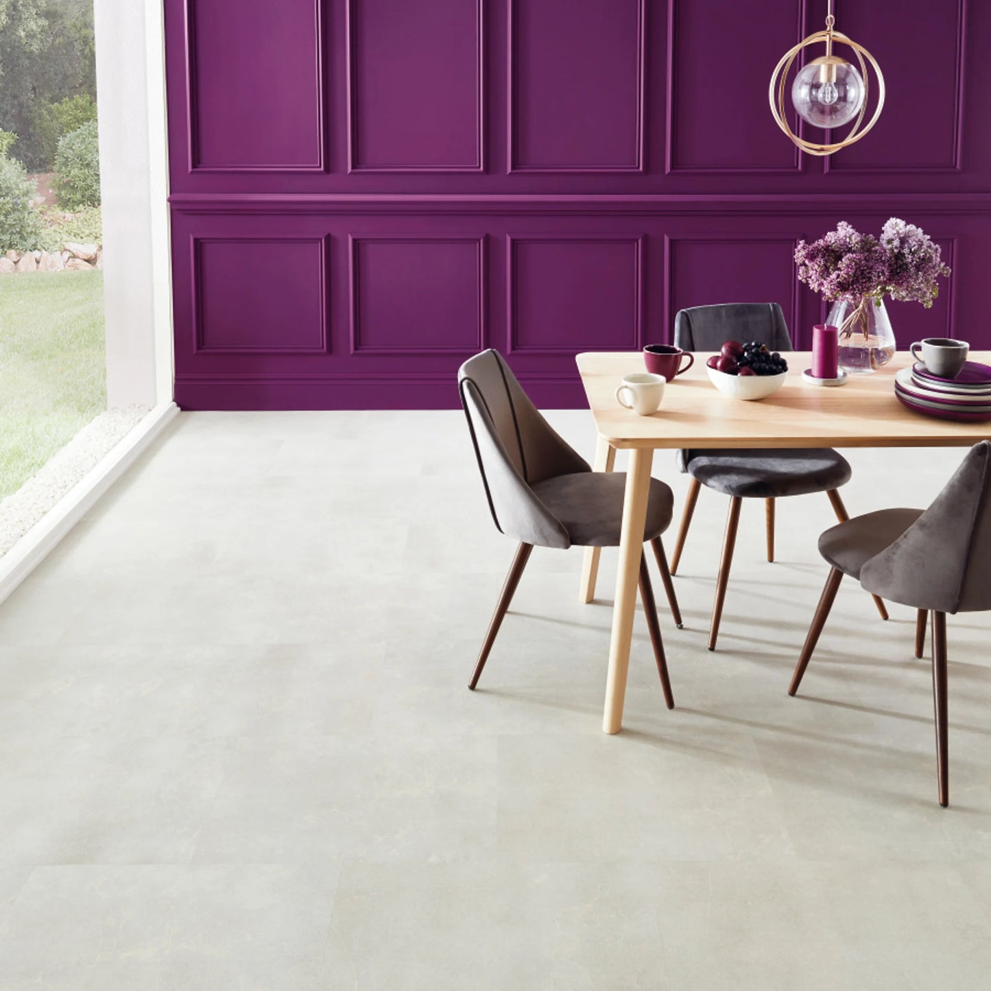 Karndean Van Gogh Rigid Core Frosted Stone RKT2401 - Premier Carpets & Flooring Ltd