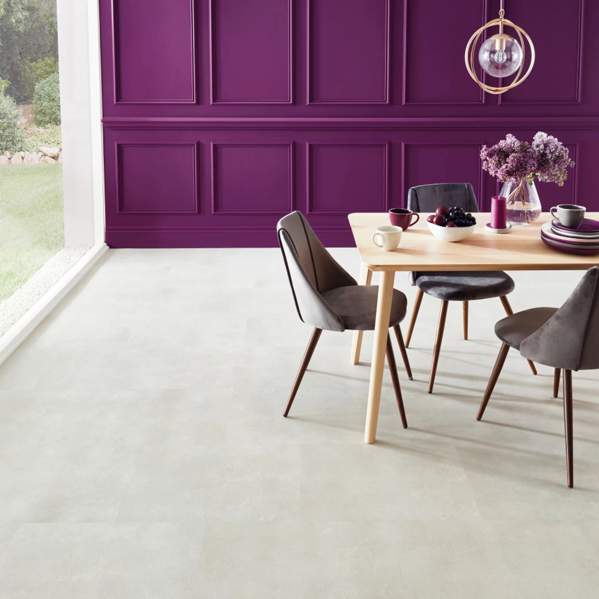 Karndean Van Gogh Rigid Core Frosted Stone RKT2401 - Premier Carpets & Flooring Ltd