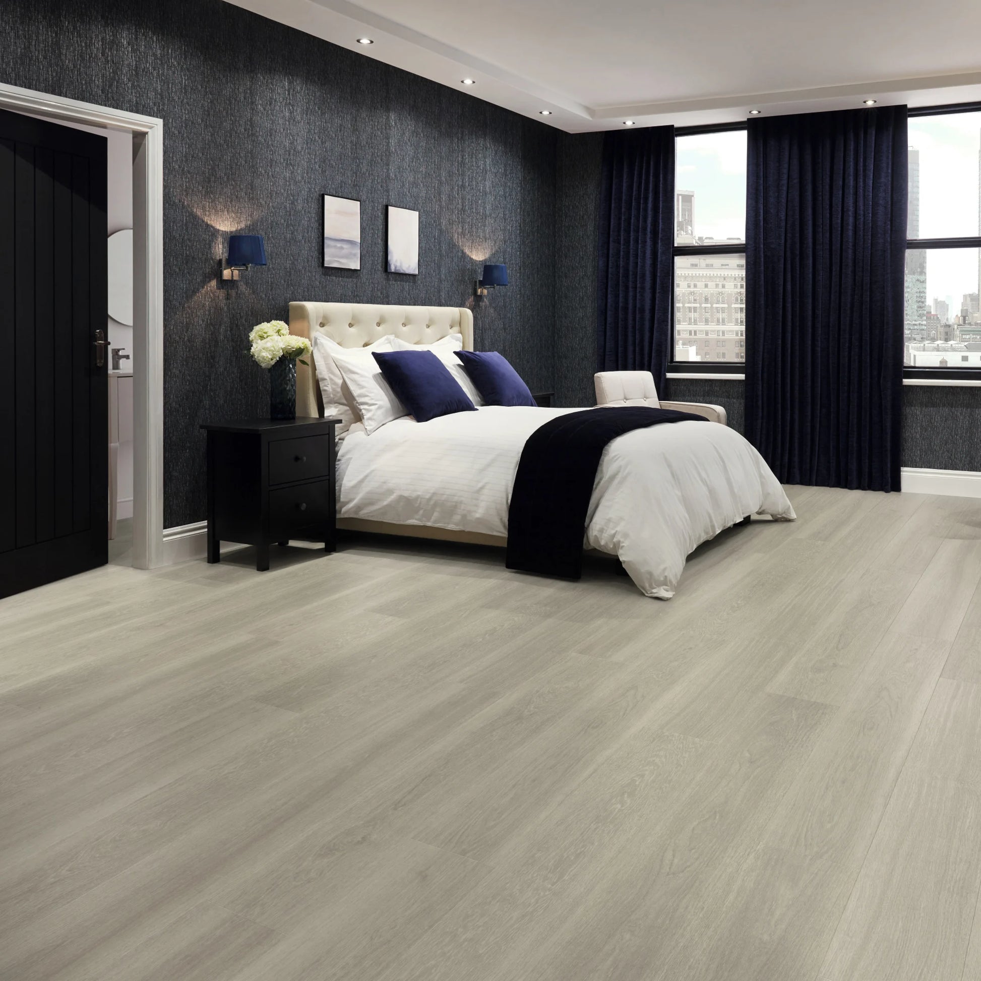Karndean Van Gogh Rigid Core Grey Brushed Oak VGW120T-RKP - Premier Carpets & Flooring Ltd