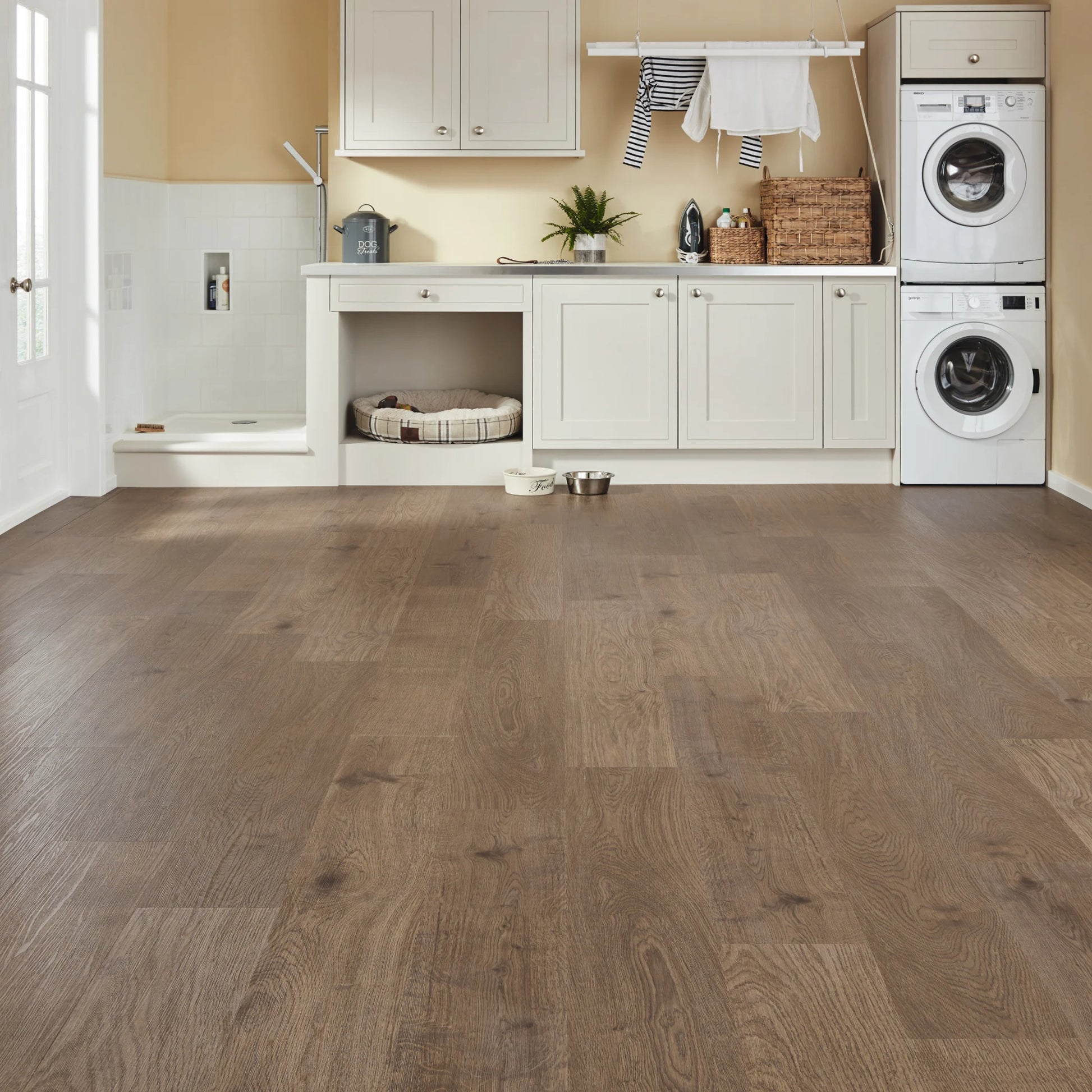 Karndean Van Gogh Rigid Core Smoked Butternut RKP8107 - Premier Carpets & Flooring Ltd