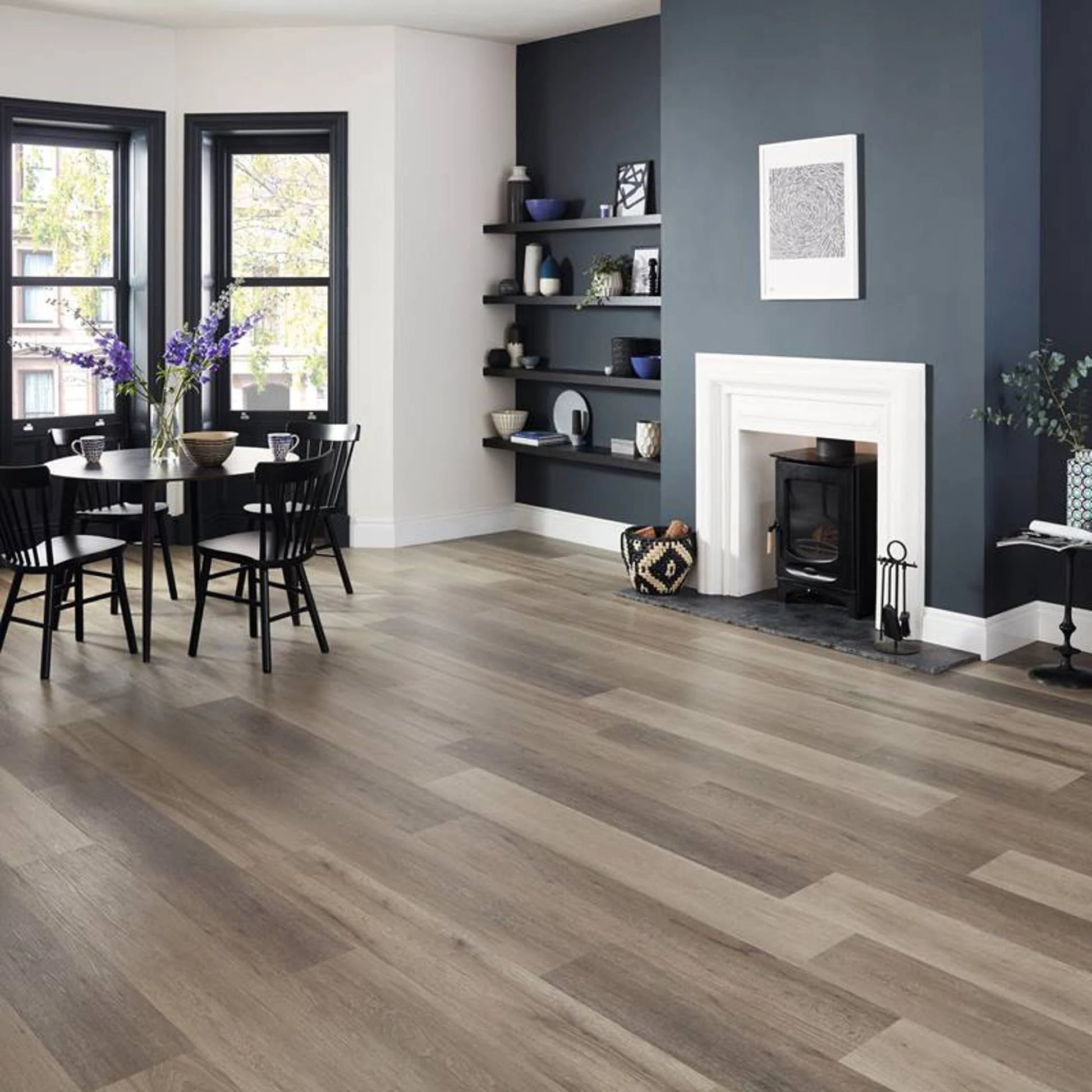 Karndean Van Gogh Rigid Core Washed Grey Ash RKP8104 - Premier Carpets & Flooring Ltd