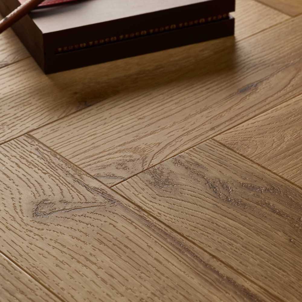 Textures LVT Old English Oak TH02 Herringbone Flooring - Premier Carpets & Flooring Ltd