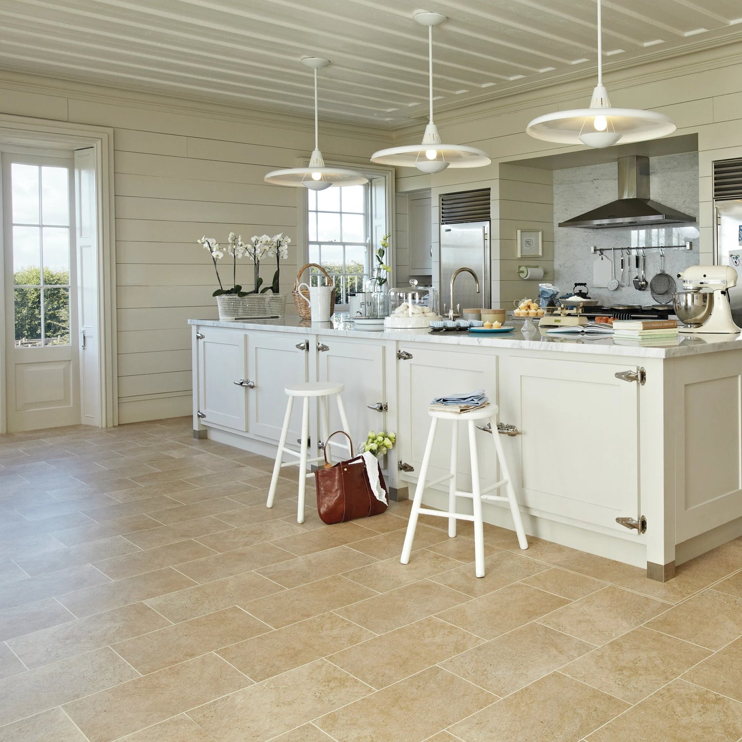 Karndean Knight Tile Bath Stone ST12