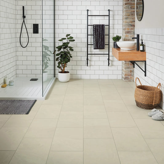Karndean Knight Tile Ivory Riven Slate ST18